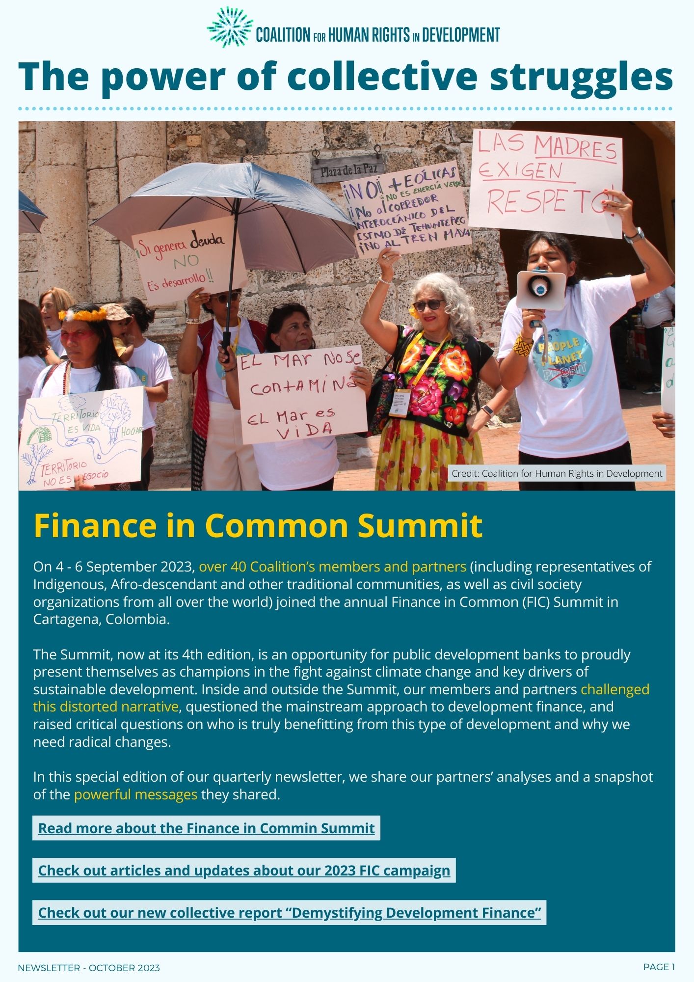 Newsletter October 2023 – Finance in Common